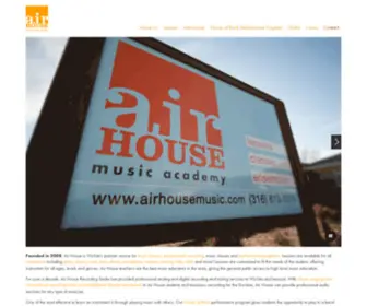 Airhousemusic.com(Music Lessons With Air House Music Academy In Wichita) Screenshot