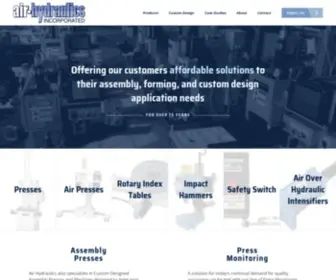 Airhydraulics.com(Air-Hydraulics, Inc) Screenshot