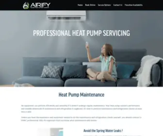 Airify.co.nz(Heat Pump Cleaning) Screenshot