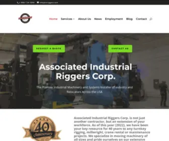 Airiggers.com(Associated Industrial Riggers Corporation) Screenshot