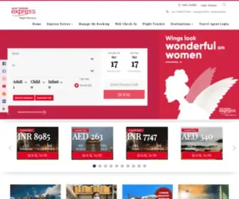 Airindiaexpress.in(Low Cost Airline In India) Screenshot
