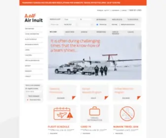 Airinuit.com(Air Inuit) Screenshot
