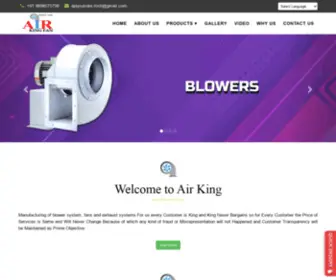 Airkingfan.com(Air King Fan) Screenshot