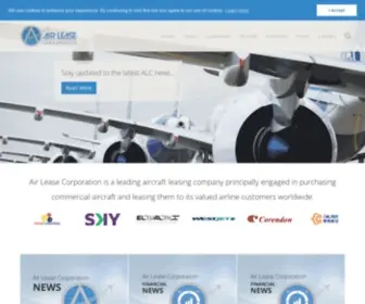 Airleasecorp.com(Air Lease Corporation) Screenshot