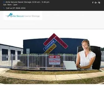 Airliesecureownerstorage.com.au(Airlie Beach Self Storage) Screenshot