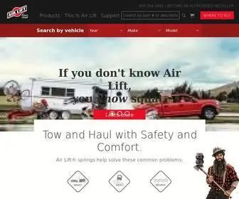 Airliftcompany.com(Air suspension kits and air ride suspension kits (also called air bags or air springs)) Screenshot