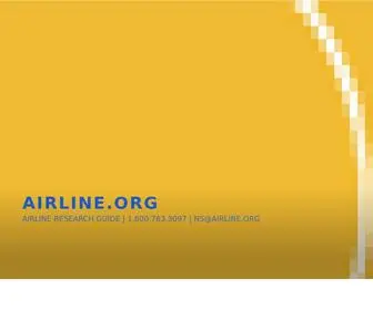 Airline.org(AIRLINE RESEARCH GUIDE) Screenshot