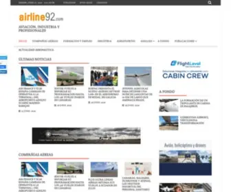 Airline92.com(Aviación) Screenshot