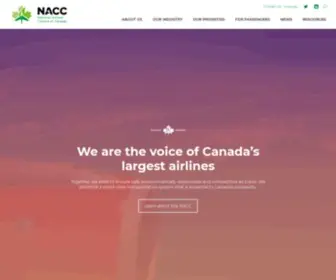 Airlinecouncil.ca(National Airlines Council of Canada) Screenshot