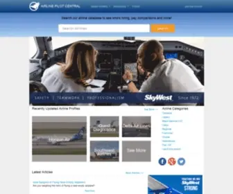 Airlinepilotcentral.com(Airline Pilot Central) Screenshot