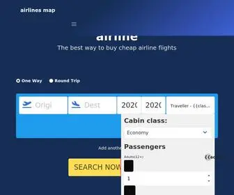 Airlinesmap.com(Find the best airlines route map for your next trip using . We provide the best travel advice) Screenshot