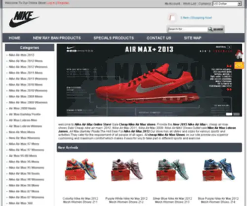 Airmaxbyshoes.com(Cheap Nike Air Max) Screenshot