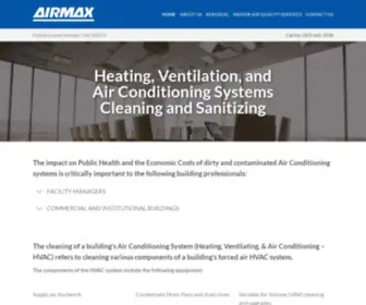 Airmax.com(Cleaning and Sanitizing Heating) Screenshot