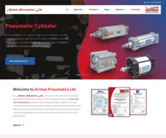 Airmaxindia.com(Pneumatic Valves) Screenshot