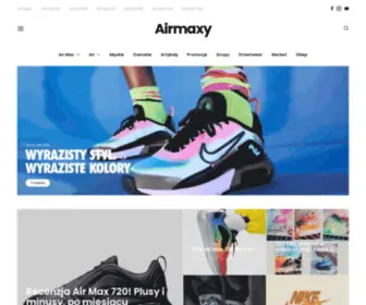 Airmaxy.pl(To buty sportowe Nike Air Max. Na stronie) Screenshot