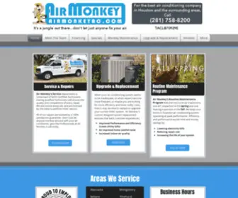 Airmonkeyac.com(Air Conditioning Repair) Screenshot