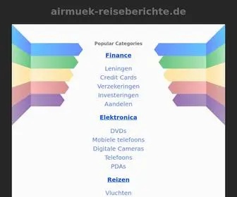 Airmuek-Reiseberichte.de(airmuek reiseberichte) Screenshot