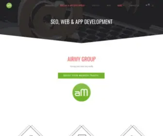 Airmygroup.com(SEO, Web & App Development) Screenshot