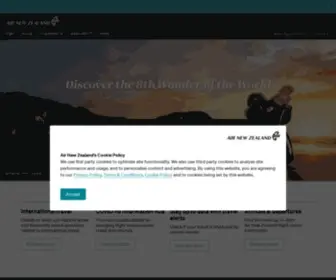 Airnewzealand.eu(Air New Zealand Official Site) Screenshot