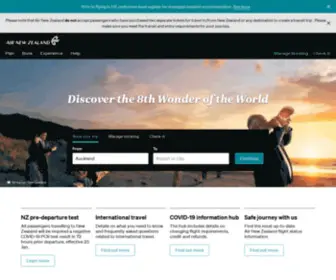 Airnewzealand.kr(Air New Zealand Official Site) Screenshot