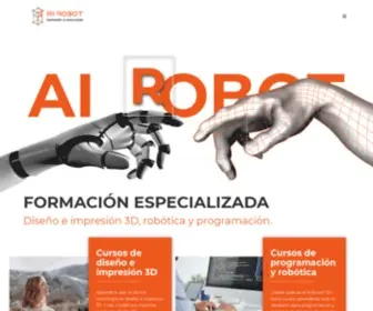 Airobot.es(✅ Cursos online de Diseño e Impresión 3D y Robotica) Screenshot