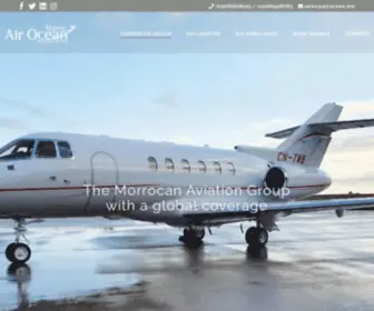 Airocean.ma(AOM Aviation Group) Screenshot