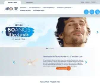 Airolite.cl(Airolite SA) Screenshot