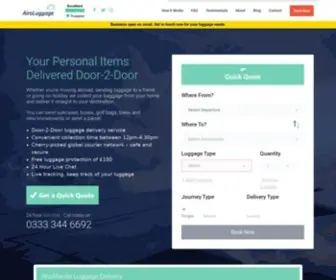 Airoluggage.com(Client) Screenshot