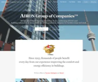 Airongroup.ca(AIRON Group of Companies) Screenshot