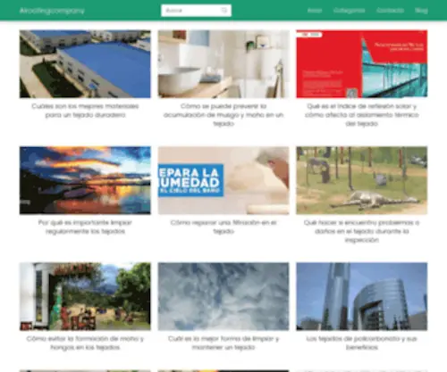 Airoofingcompany.com(Mantenimiento e instalación de tejados) Screenshot