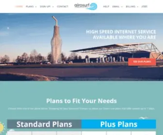 Airosurf.com(A better high speed internet company for Oklahoma) Screenshot