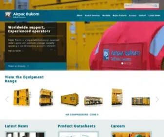 Airpacbukom.com(Oil and Gas Equipment Rental Specialists) Screenshot