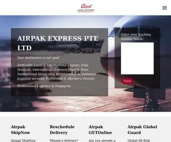 Airpak-Express.com(Airpak Express) Screenshot