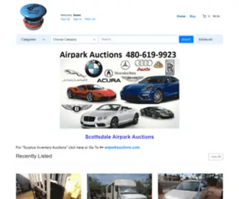 Airparkauction.com(Scottsdale Auctions) Screenshot