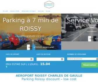 Airparkingdegriff.fr(Parking Roissy pas cher) Screenshot