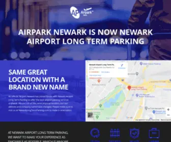 Airparknewark.com(Newark Airport Parking Services) Screenshot