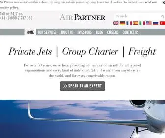 Airpartner.com(Air Partner USA) Screenshot