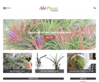 Airplantcentral.com(Find out everything you need to know about caring for your tillandsia plants) Screenshot