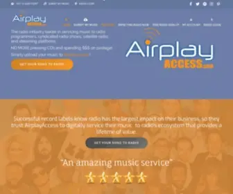 Airplayaccess.com(Official Music Industry Source) Screenshot