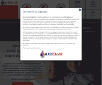 Airplusair.com(AirPlus Heating &amp; Cooling) Screenshot