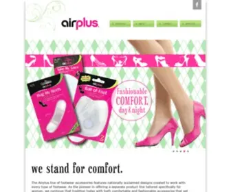 Airplusfootcare.com(Affordable Insoles and Shoe Inserts) Screenshot