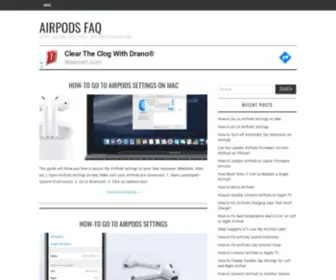 Airpodsfaq.com(AirPods FAQ) Screenshot