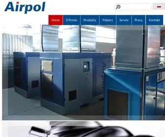 Airpol.com.pl(Sprężarki powietrza) Screenshot