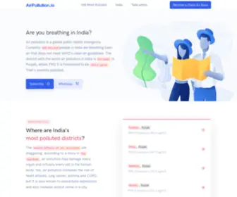 Airpollution.io(Air Pollution Forecasts) Screenshot