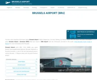 Airport-Brussels.com(Brussels Airport (BRU)) Screenshot