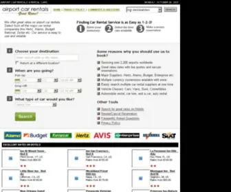 Airport-Carrentals.com(Airport Car Rentals) Screenshot