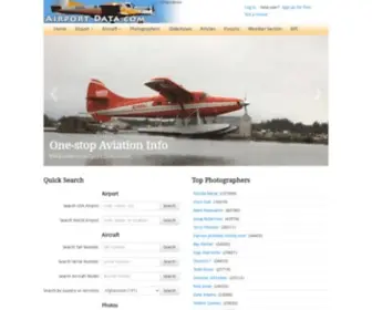 Airport-Data.com(One-stop aviation information) Screenshot