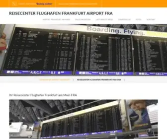 Airport-Frankfurt-AM-Main.com(Im Reisecenter Flughafen Frankfurt Airport International FRA) Screenshot