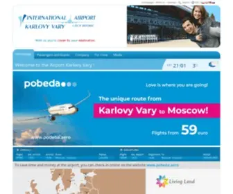 Airport-K-Vary.cz(Airport Karlovy Vary) Screenshot