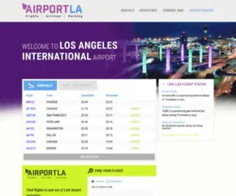 Airport-LA.com(Los Angeles International Airport (LAX)) Screenshot
